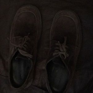 MEN Brown Suede Brown, 10.5, Banana Republic